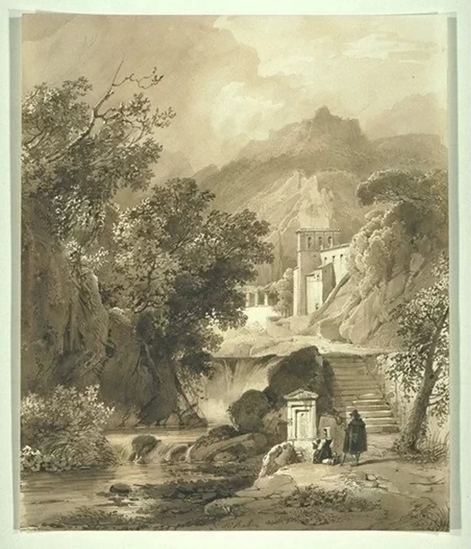 Paesaggio italiano - Louvre Collections